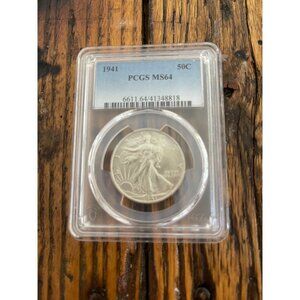 1941 Walking Liberty Half Dollar PCGS64